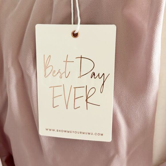 Show Me Your Mumu Emily Maxi Dress Small Pink NWT - Picture 7 of 8